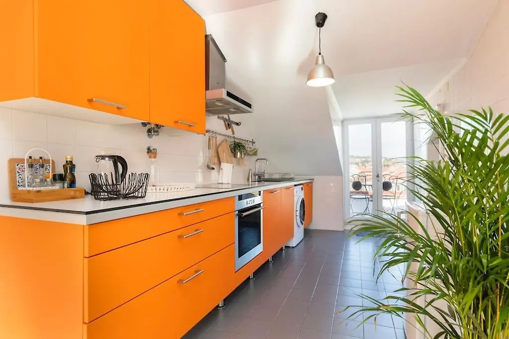 Romantic Rooftop Apart W/ River View Ac Heating Apartment Lisbon Portugal