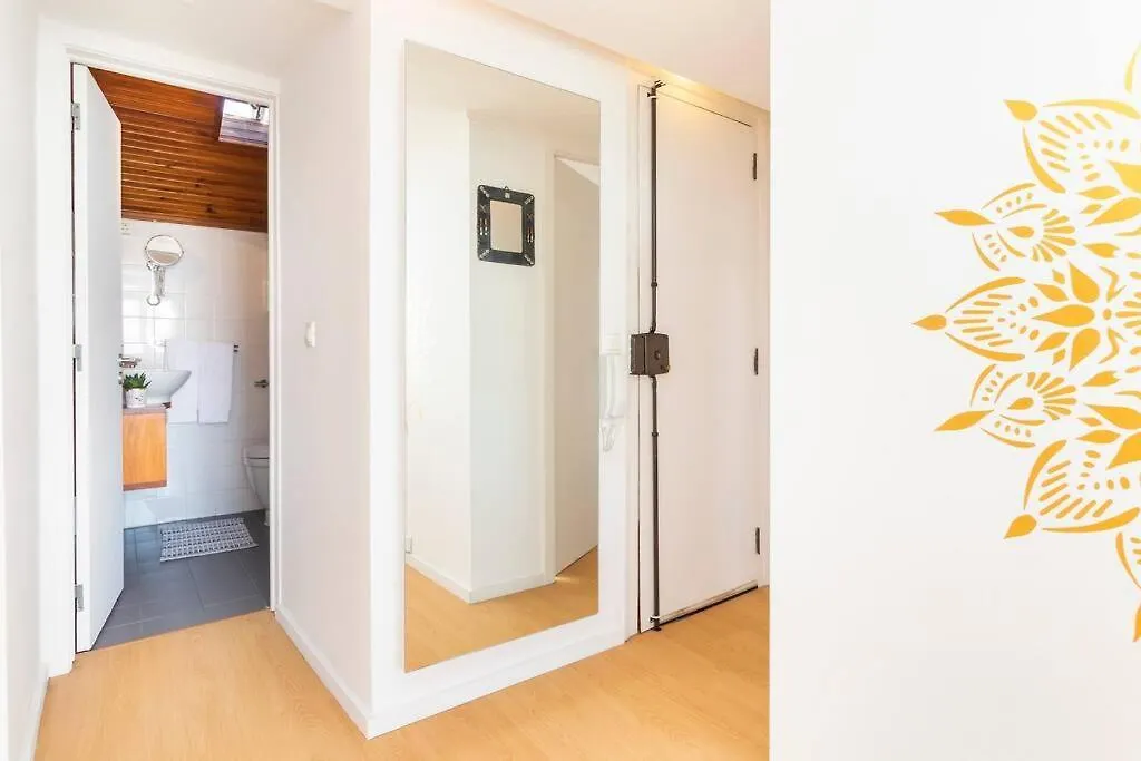 Romantic Rooftop Apart W/ River View Ac Heating Daire Lisboa