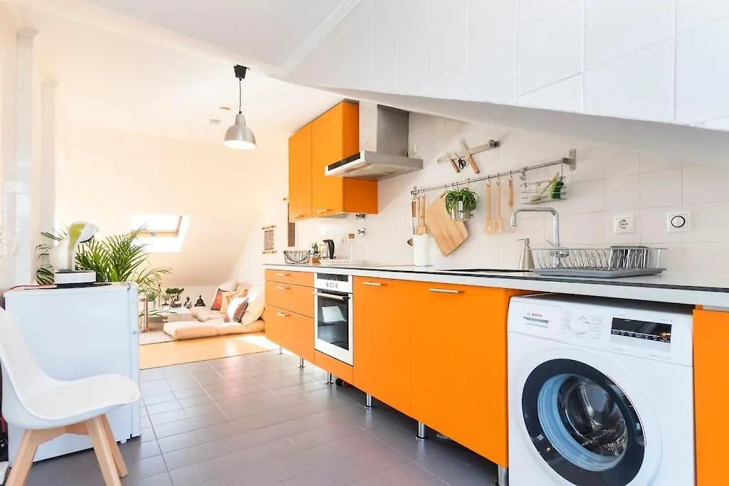 Romantic Rooftop Apart W/ River View Ac Heating Daire Lisboa Portekiz